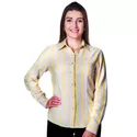 Blusa Social Feminina Manga Longa Listrada Elise