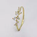 Aparador Anel de Noivado em Ouro com Pedras Diamonics Constellations - Peça Única 