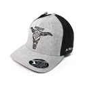 Boné Ariat - Cinza Preto Logo Longhorn