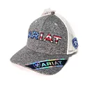 Boné Ariat - Mescla Cinza Branco Logo EUA