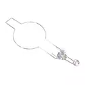 Suporte para chapéu de metal com ventosa