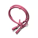 Rédea com Peia Boots Horse Nylon CS 8 tento sem Mosquetão - ROSA