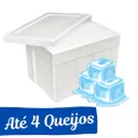 ISOPOR E GELO PARA ATÉ 4 QUEIJOS