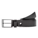 Cinto Masculino em Couro 4 Cm Largura - Preto