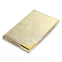 Porta Cartão Slim em Couro Legitimo Dourado