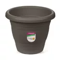 Vaso para Jardim 17cm Plástico Cinza PR6142-1 Primafer
