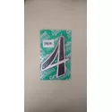 Numero Residencial em Aluminio - Nº4 Grelhasol
