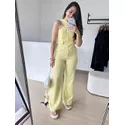 Conjunto Alfaiataria Jasmini-Amarelo