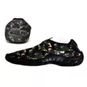 Sapatilha Náutica Antiderrapante Pesca Bike Mergulho + Capa Molinete Carretilha Verde Camuflado