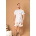 Pijama Masculino Curto Ursos Poás