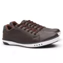 Sapatenis Masculino Casual Calce Facil Franshoes Cafe