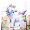 Unicórnio Metalizado 3D