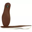 Palmilha em Gel Confortável Anti impacto e Anti Stress Castanho - Original Drilean 