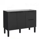 Gabinete Cozinha MDF Cisne Preto 120 - COZIMAX