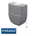 Caixa Descarga Plástica Cinza Claro 9L Inova - Metasul