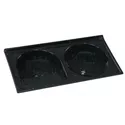 Tanque Sintético Duplo Nº2 110X55 Pedra Escura Preto - A.J. RORATO