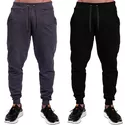 Kit 2 Calças Moletom Masculinas Benellys Preto Chumbo
