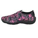 Sapatilha Aquática Esporte Náutico Neoprene Rosa Preto
