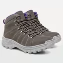 Bota Feminina Nobuck Cinza