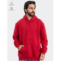 Moletom Canguru Masculino Vermelho 
