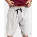 Bermuda Tactel Masculina Cinza Prata