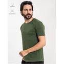 Camiseta Masculina Basic Verde Musgo