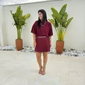 Shorts Saia Feminino Pregas - Vinho