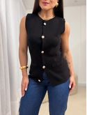 Colete modal Lavínia Preto
