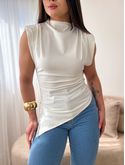 Blusa assimétrica Paola Branco