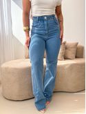 Wide Leg Jeans Olívia Claro