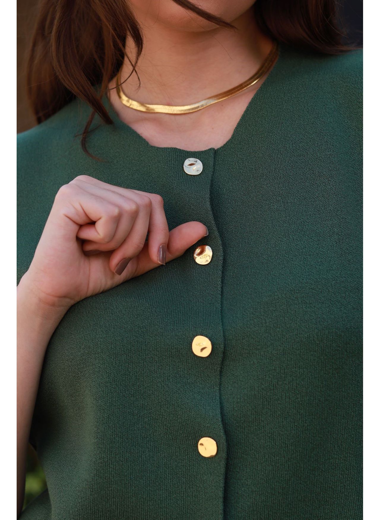 Colete Tricot Modal - Verde