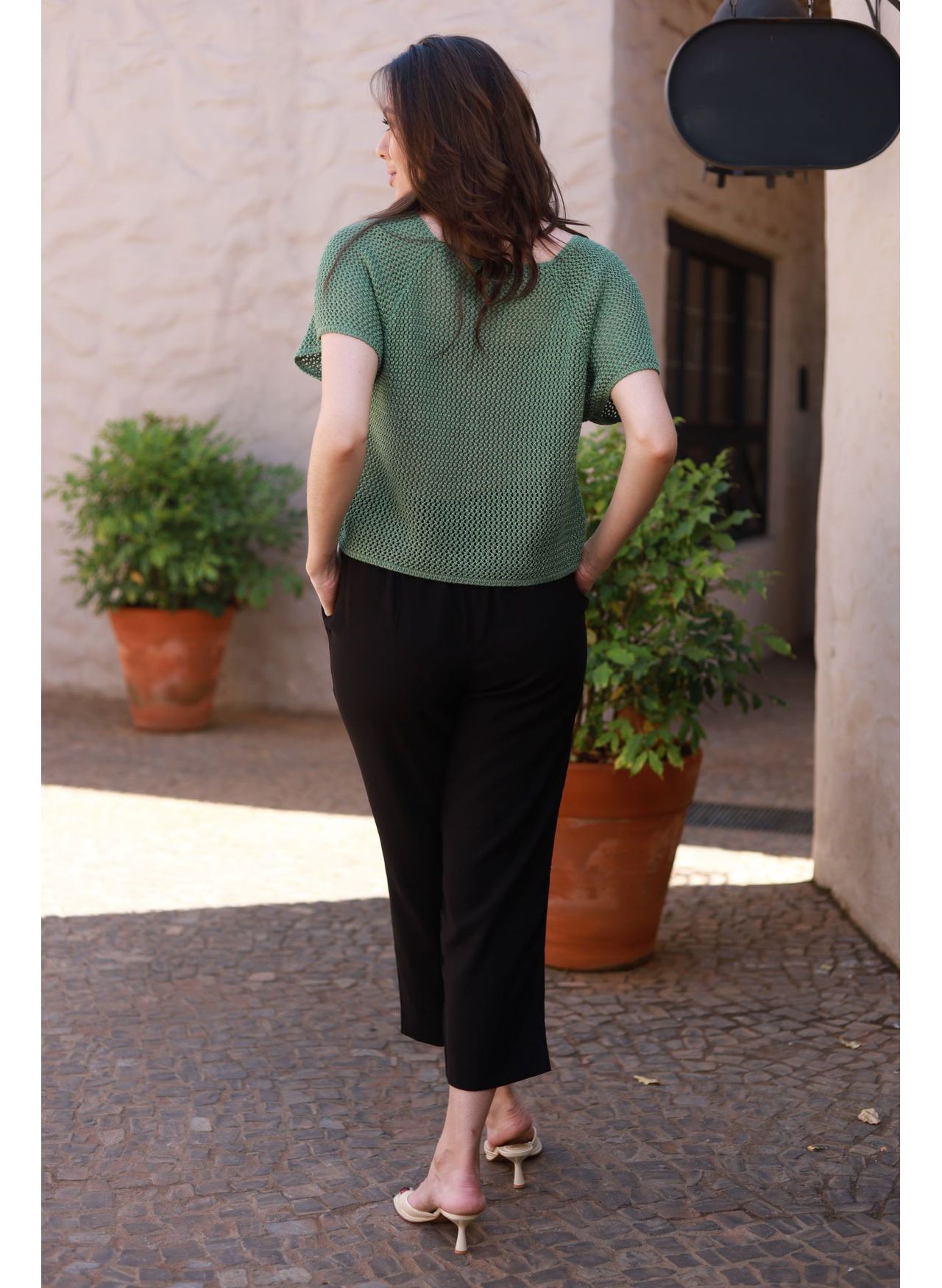 Calça Alfaiataria Ponteira - Preto