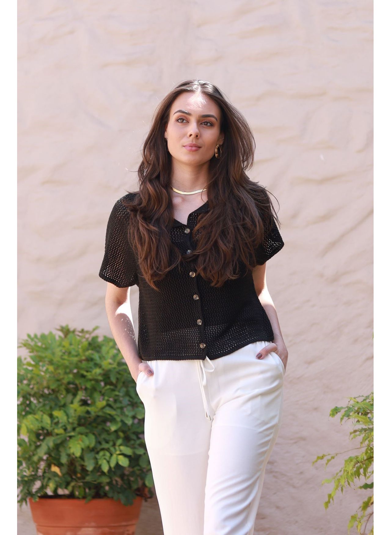 Calça Alfaiataria Ponteira - Branco
