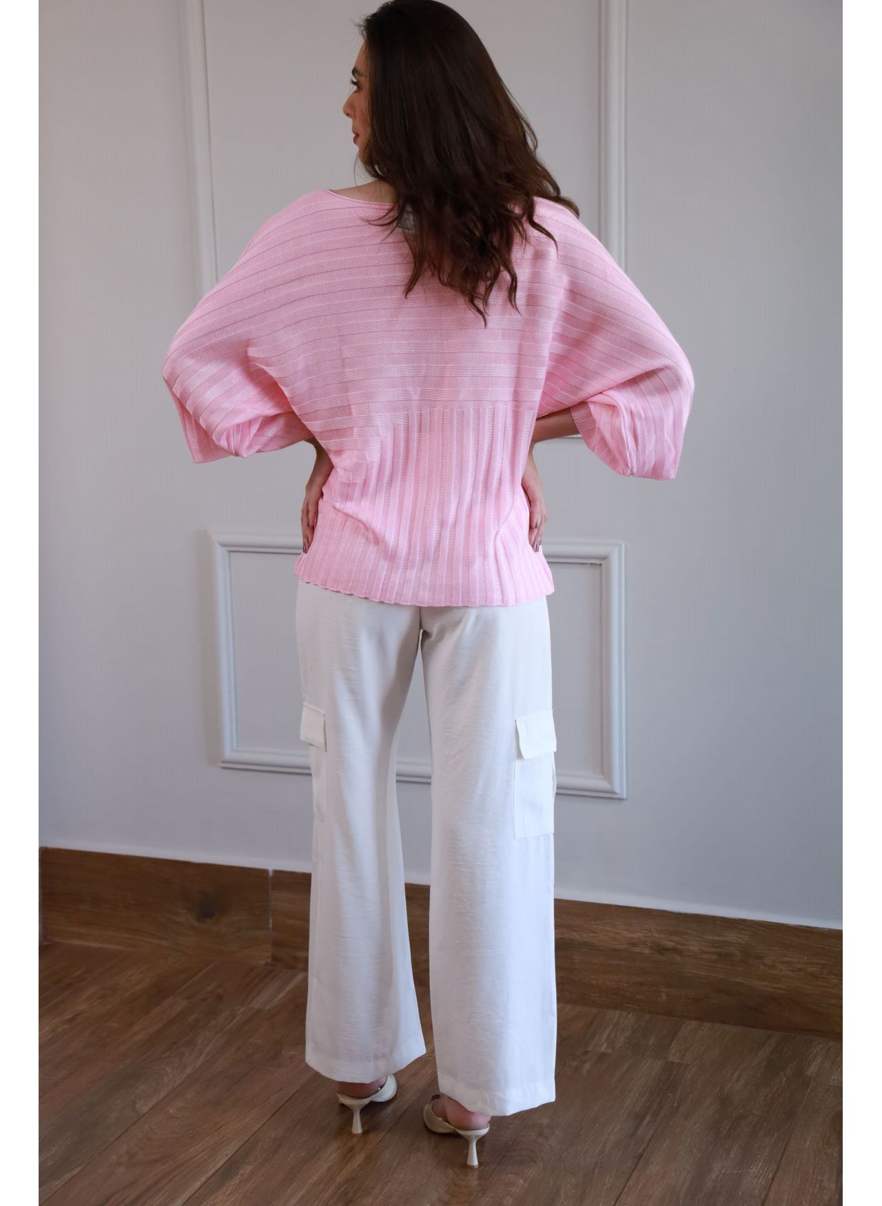 Blusa Tricot Ampla - Rosa