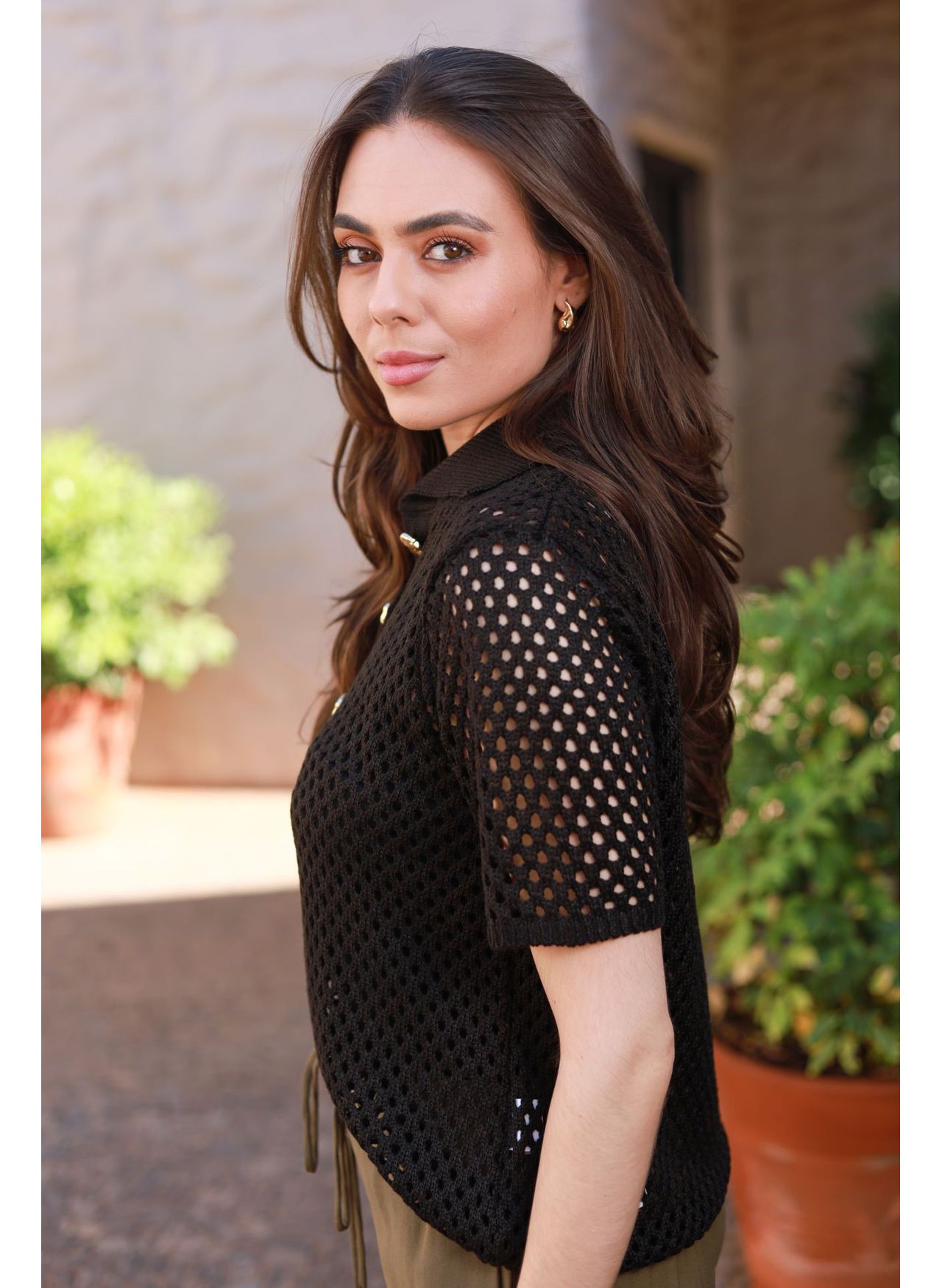 Blsa Tricot Tela - Preto