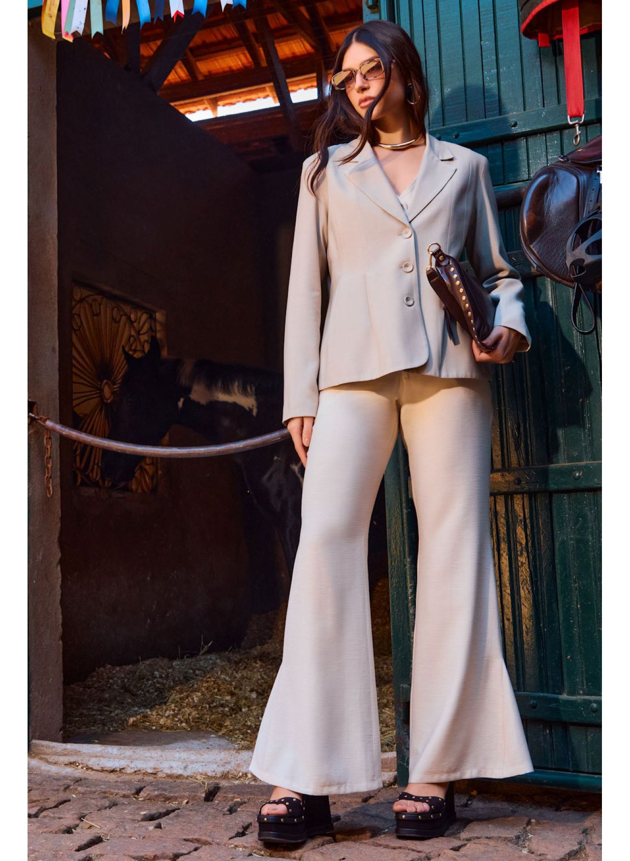 Blazer Alfaiataria - Natural