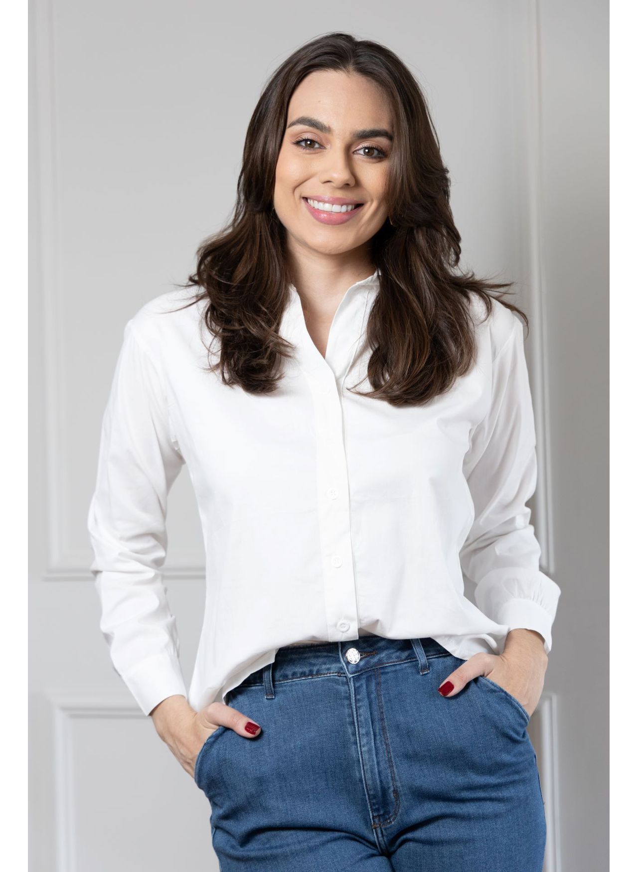 Camisa Algodão - Branco