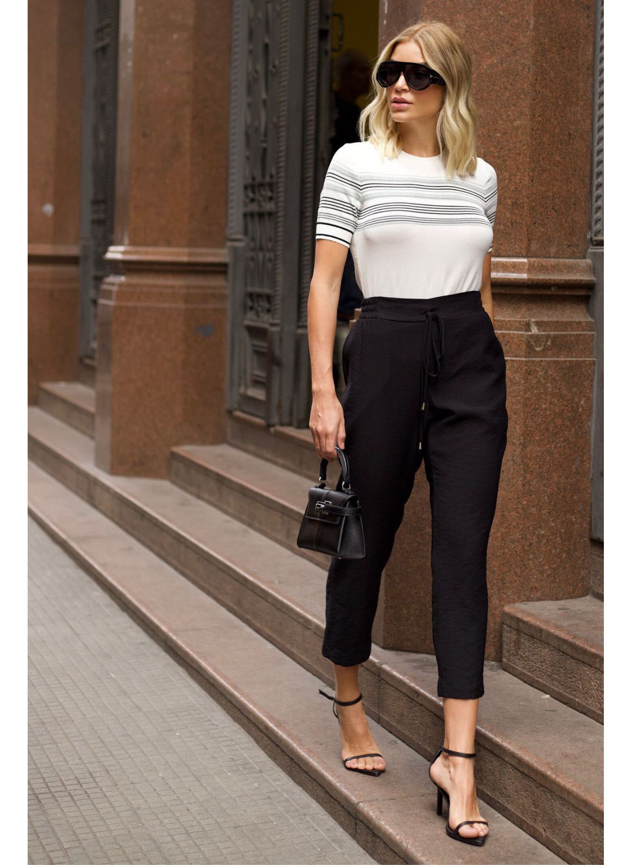 Calça Alfaiataria Ponteira - Preto