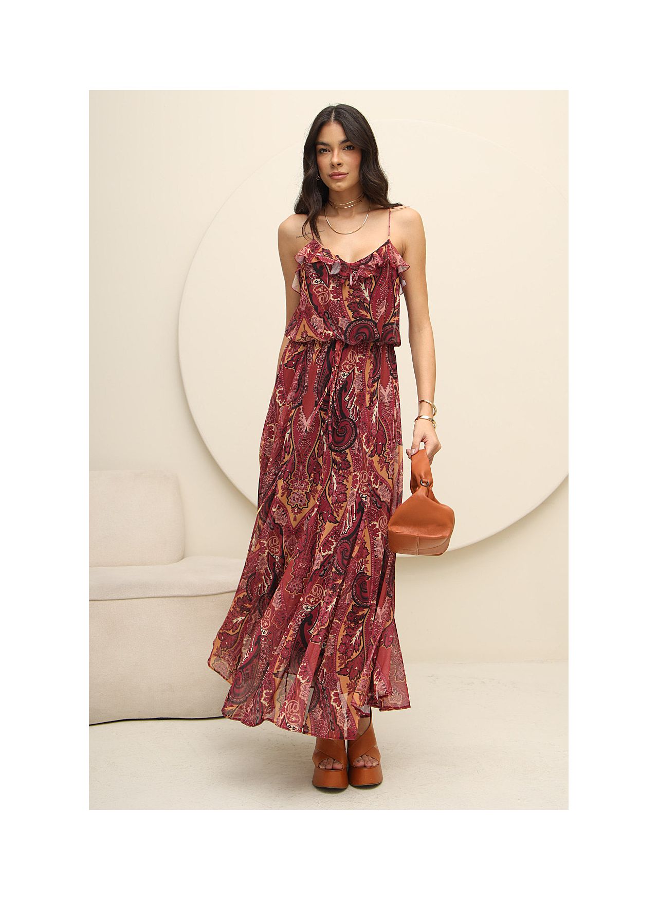 Vestido Tule Estampa