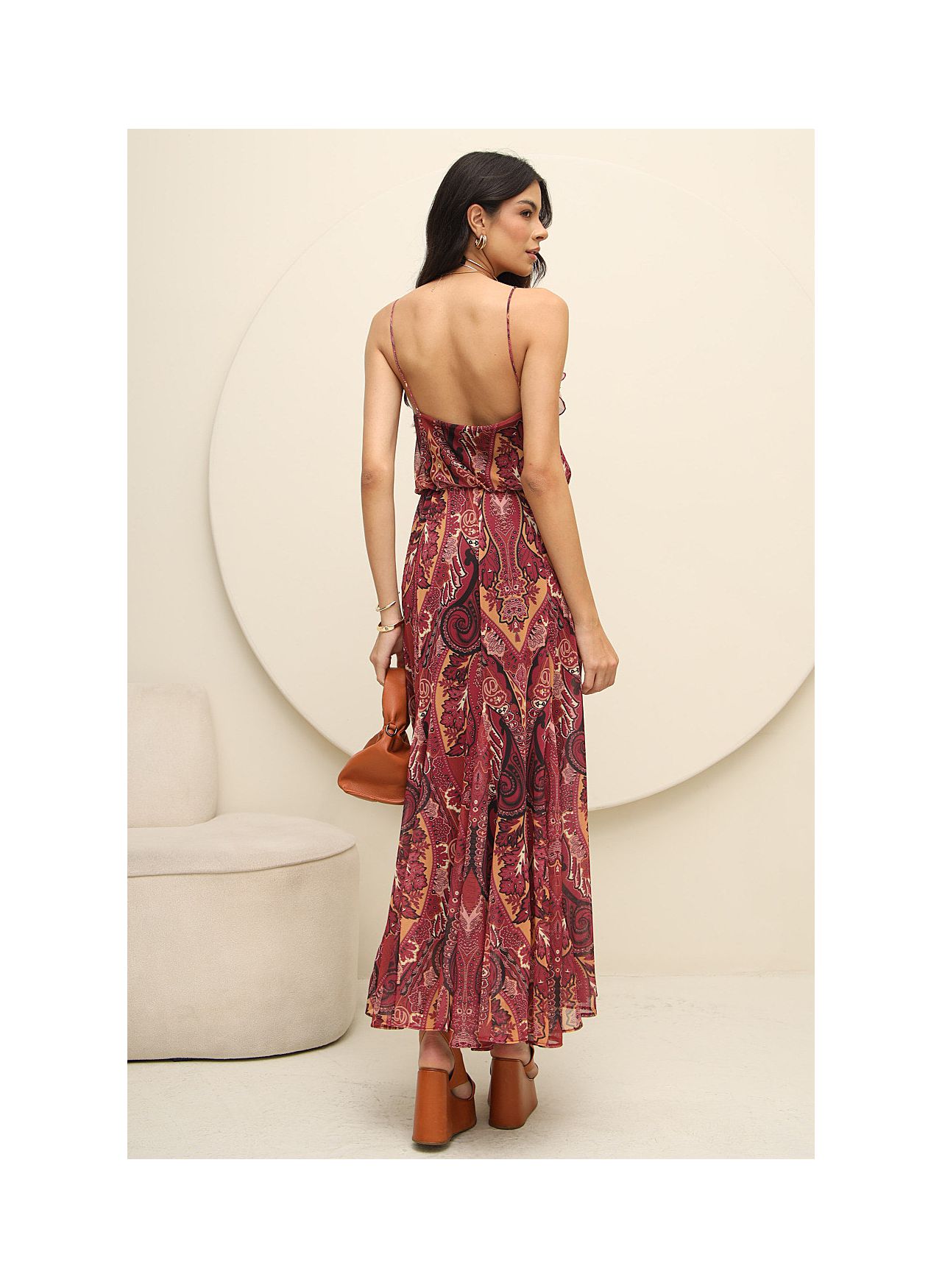 Vestido Tule Estampa
