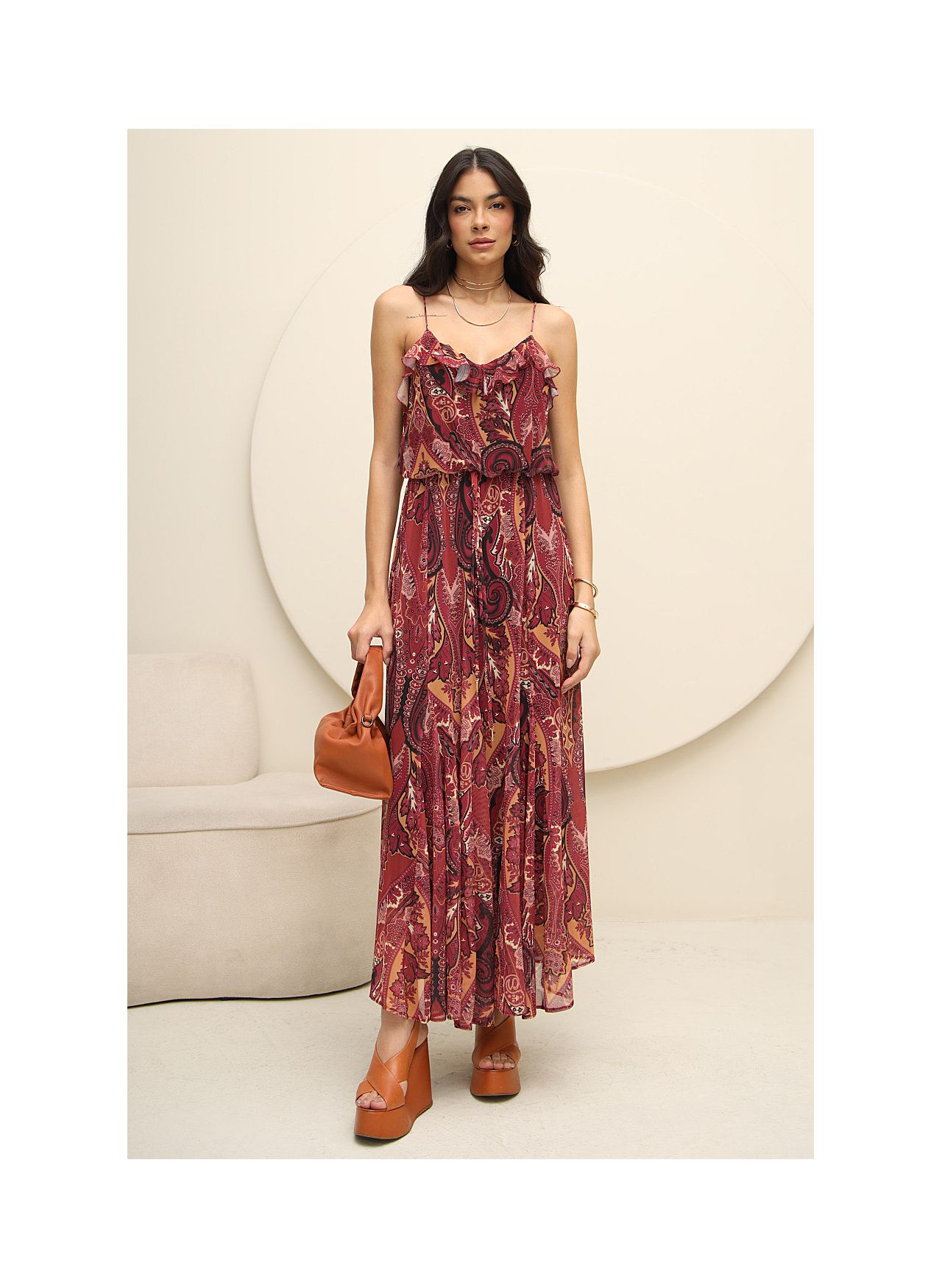 Vestido Tule Estampa