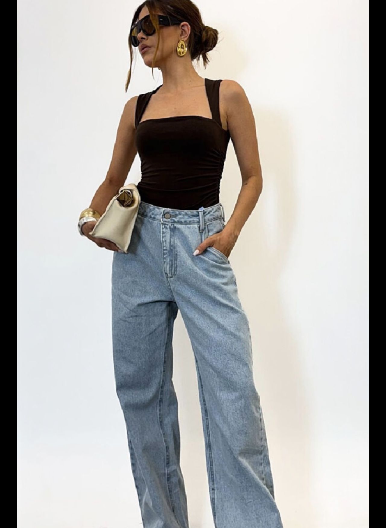 Calça Wide Leg