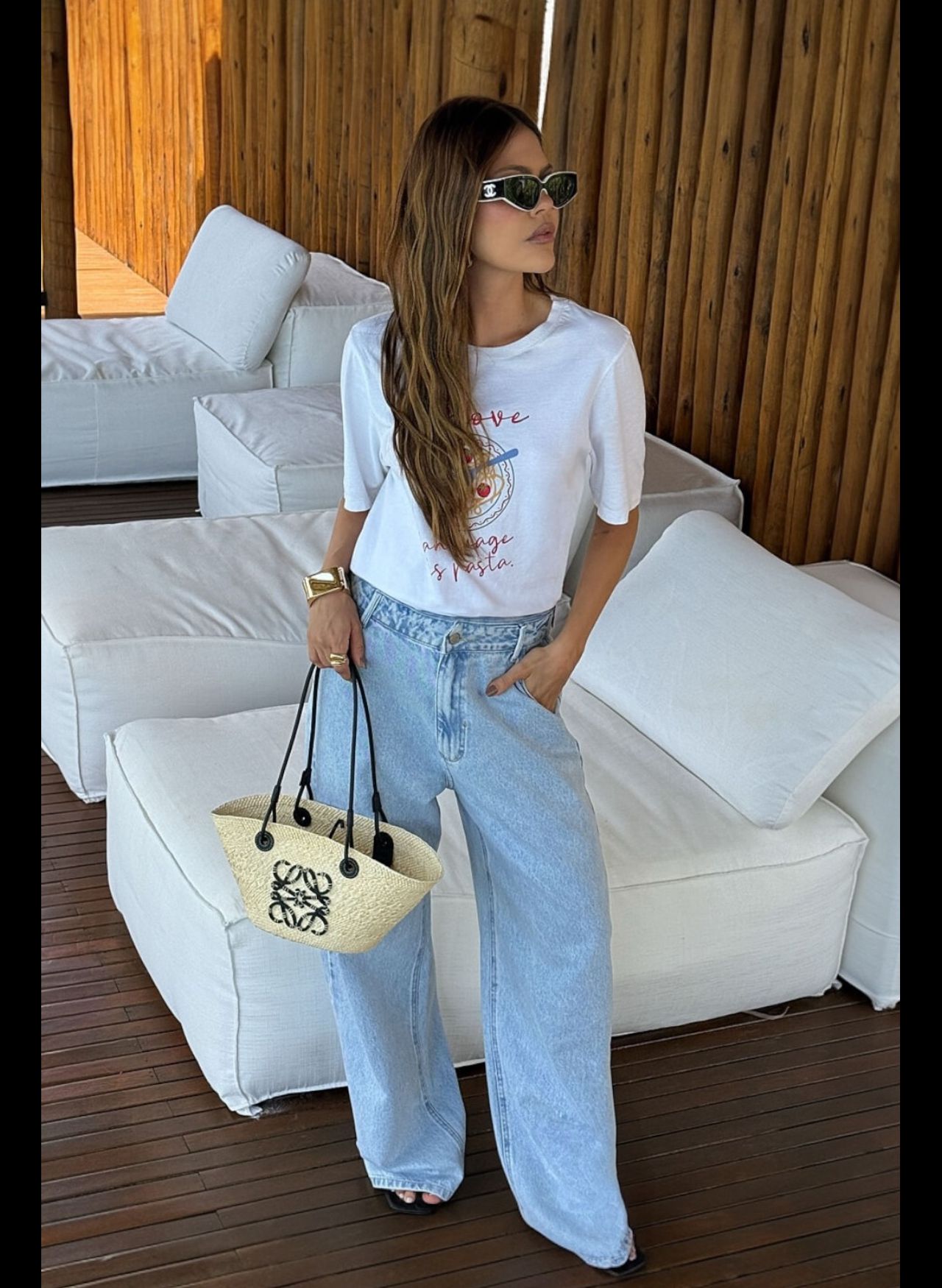 Calça Wide Leg
