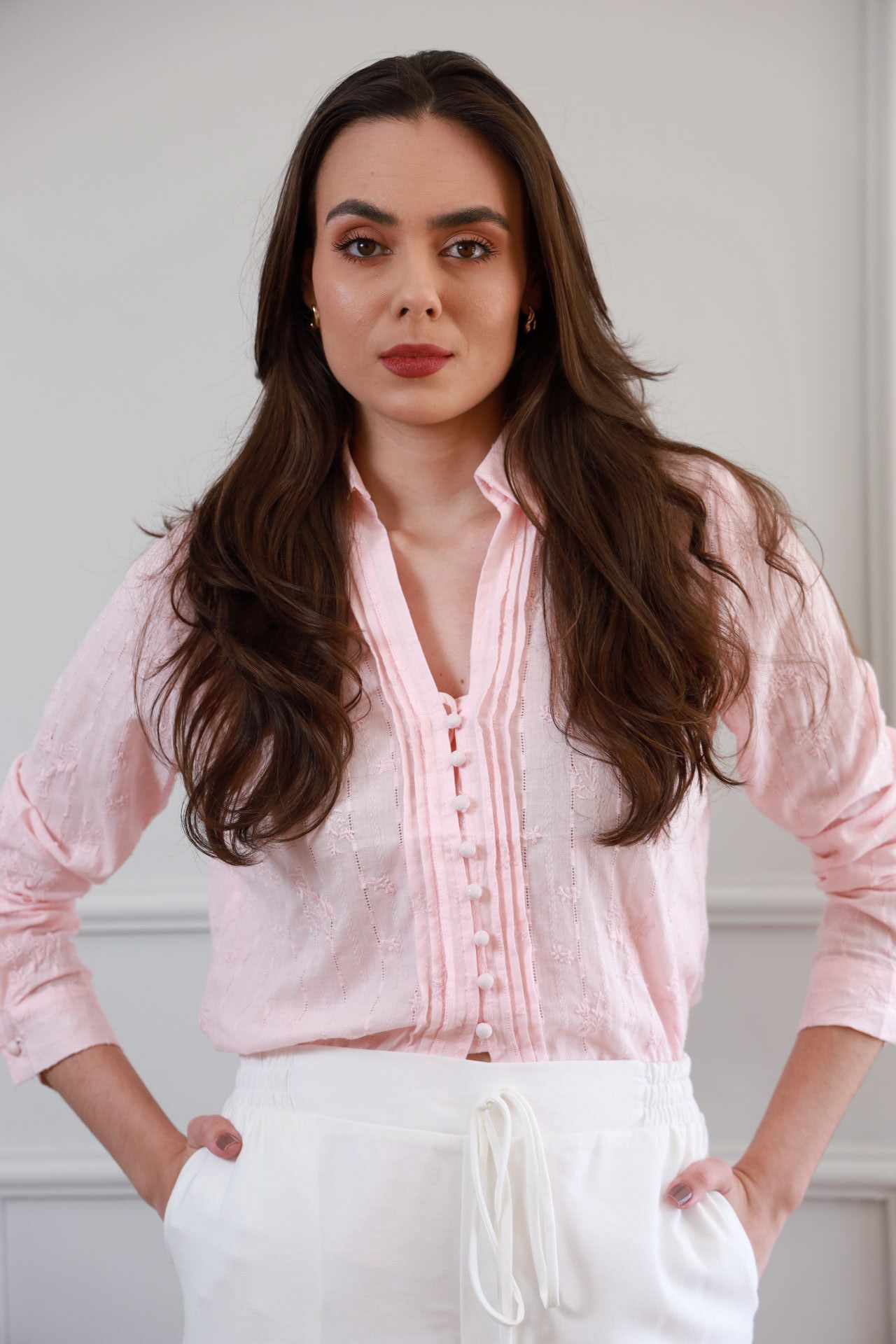 Camisa Laise - Rosa