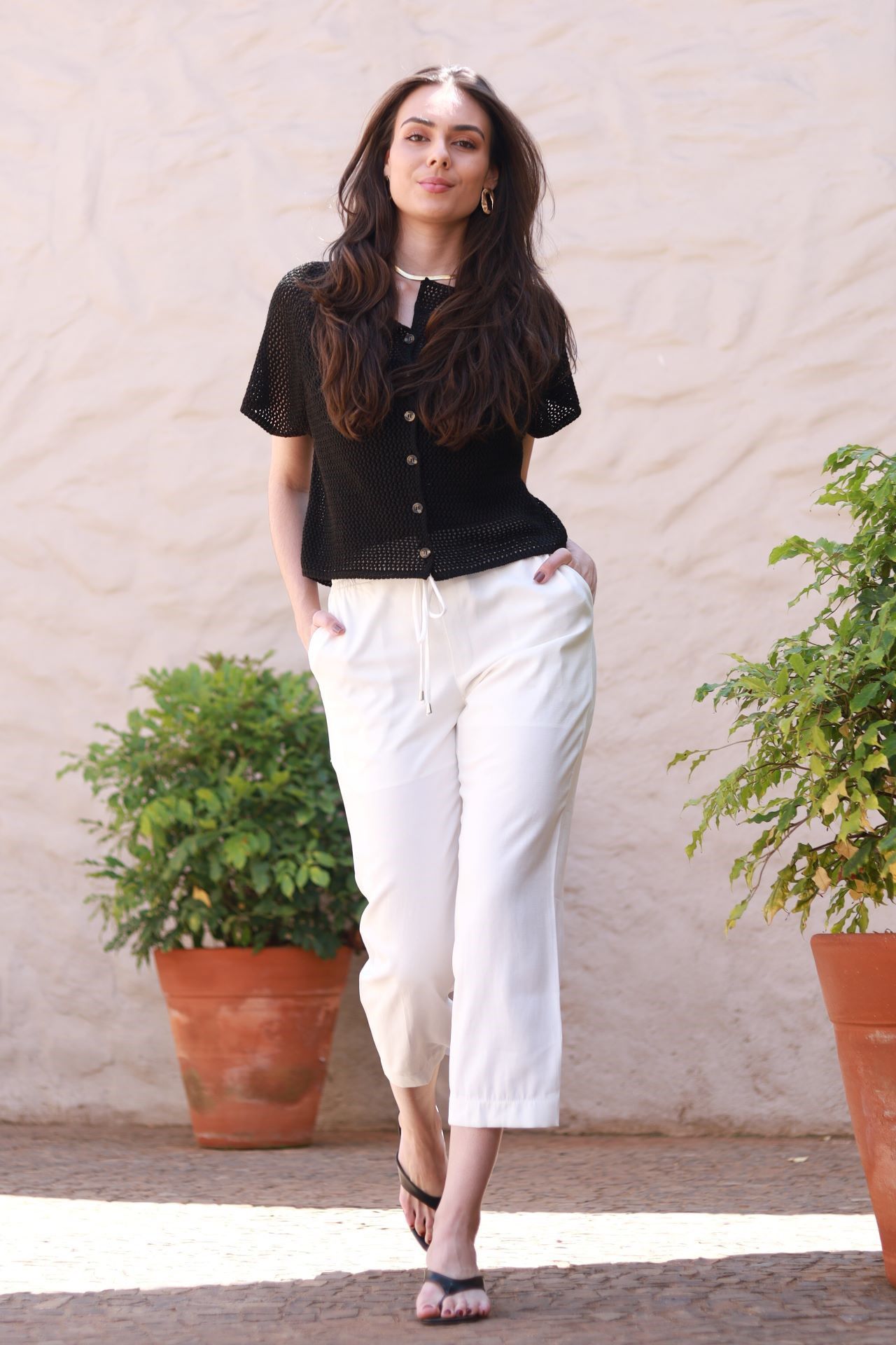 Calça Alfaiataria Ponteira - Branco