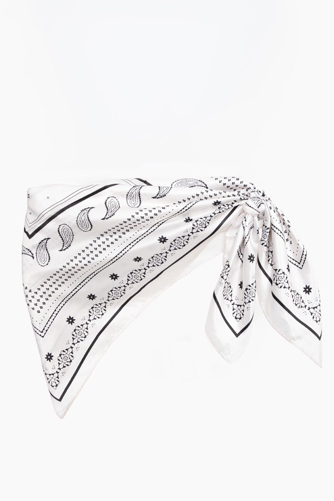 Lenço Pasley - Branco