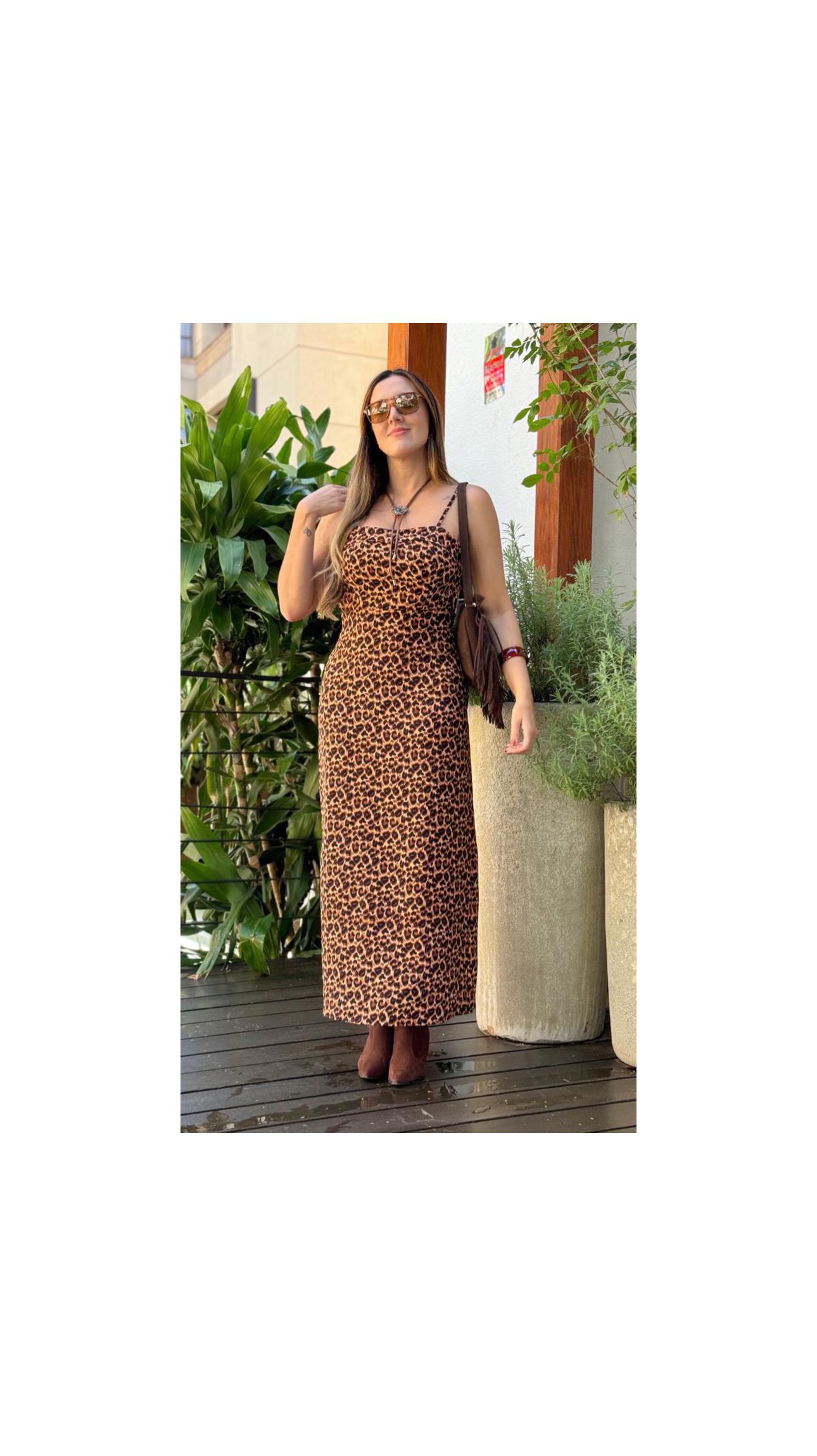 Vestido Camisa Onça - Jaqueline Silveira Boutique