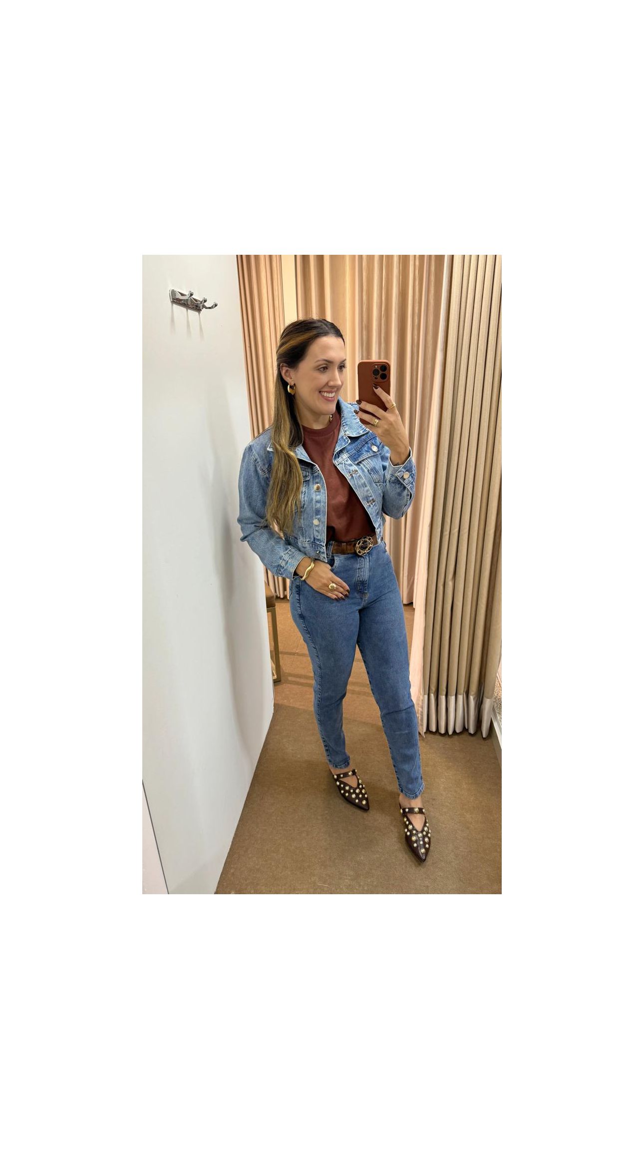 Jaqueta jeans Azul C... - Jaqueline Silveira Boutique