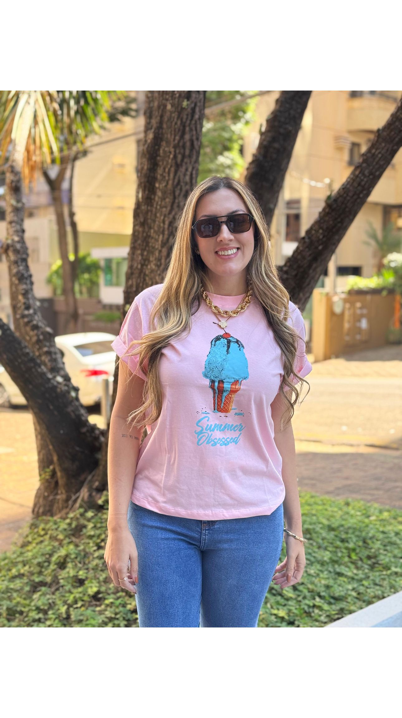 T-SHIRT SORVETE - Jaqueline Silveira Boutique