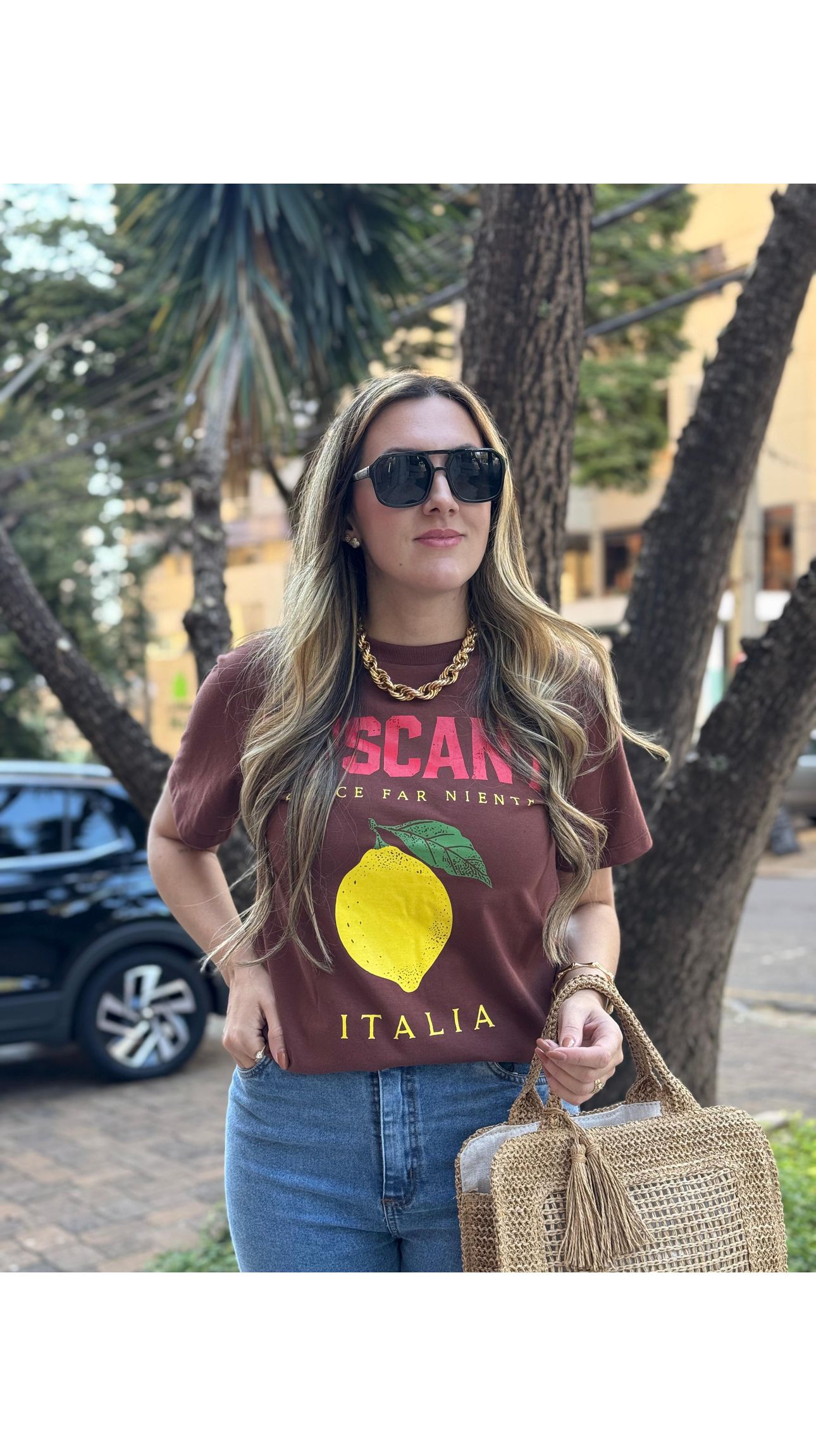 T-SHIRT LIMÃO - Jaqueline Silveira Boutique
